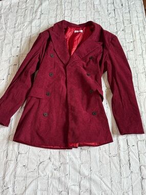 Maroon blazer